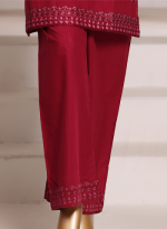 SADABAHAR - Vybe Embroidered Sets Vol. 2 (Maroon) - Image 3