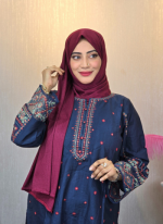 SADABAHAR - Vybe Embroidered Sets Vol. 2 (Navy Blue) - Image 6