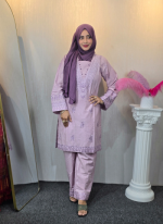 SADABAHAR - Vybe Embroidered Sets Vol. 2 (Lavender) - Image 5