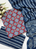 AJRAK COTTON THREE-PIECE (PRINTED) - Image 2