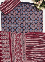 AJRAK COTTON THREE-PIECE (PRINTED) - Image 8