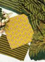 AJRAK COTTON THREE-PIECE (PRINTED) 03