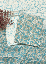 KHADI COTTON SCREEN PRINTED THREE PIECES (ELORA EXCLUSIVE) - Image 5