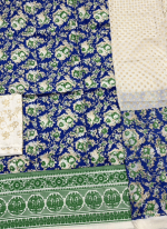 KHADI COTTON SCREEN PRINTED THREE PIECES (ELORA EXCLUSIVE) - Image 9