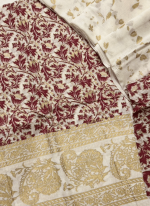 KHADI COTTON SCREEN PRINTED THREE PIECES (ELORA EXCLUSIVE) - Image 13